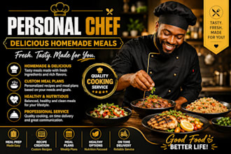 be your personal chef, recipe developer and meal prep expert