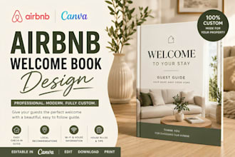 design airbnb welcome book vacation rental guide design house manual