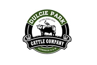 design cattle company logo