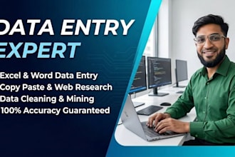 do accurate arabic data entry and copy paste work