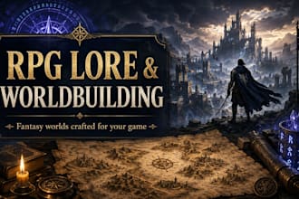 write immersive rpg lore, quests and character backstories