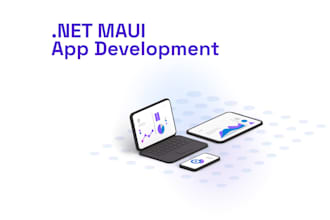 make a cross platform mobile app using maui