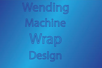 design premium vending machine and atm wrap designs and vending machine logo
