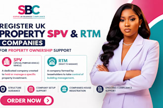 register uk property spv ltd and rtm companies for property ownership support