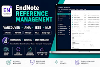 manage your references and citations in endnote