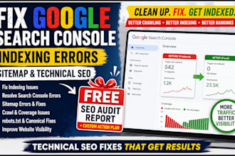 fix google search console robots txt sitemap issues crawal errors technical seo