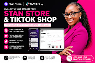 setup stan store,stan, gumroad,digital product, stan store and tiktok shop setup