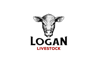 design company buys sells cattle logo