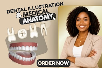 do medical anatomy and dental tooth svg vector illustration for software
