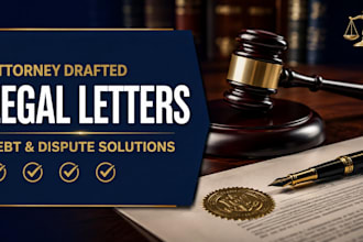 draft a legal debt collection dispute letter by an attorney