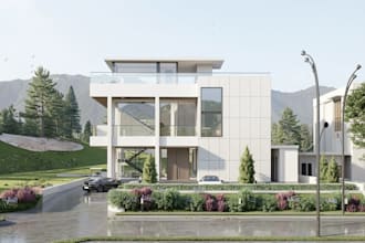 do professional architectural and interior design, and realistic 4k render