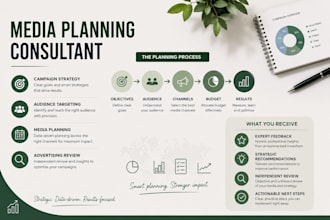 create your digital media plan and ad strategy eg meta google tiktok