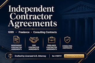 prepare an airtight freelance independent contractor agreement
