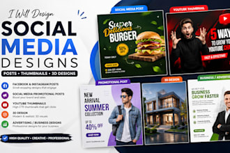 do graphics design canva design facebook posts inssta posts x post yt thumbnails