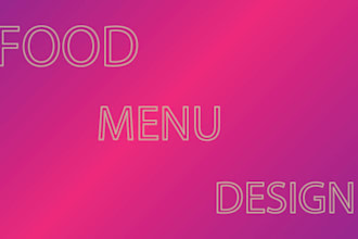 do modern restaurant food menu, food flyer, banner brochure and digital menu