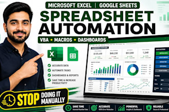 excel spreadsheet, google sheets microsoft excel vba macros automation dashboard