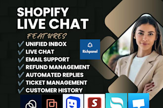 setup shopify tidio livechat gorgias chatway  reamaze crisp richpanel refunds