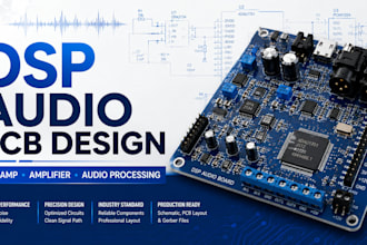 design dsp audio pcb preamp and amplifier
