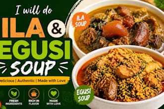 do sweet egusi flavour and ila soup