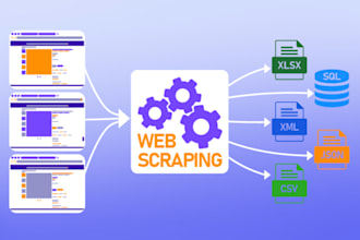 do web scraping and data extraction