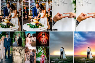 wedding photo editing and retouching in ps and lr quickly