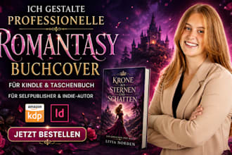 gestalte professionelle romantasy buchcover kindle und taschenbuch