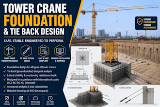do structural tower crane foundations and tie back systems