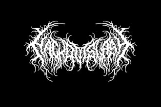 draw logo of stoner rock doom psychedelic metal
