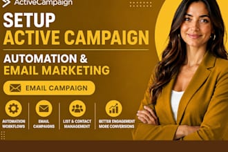activecampaign automation and email marketing campaign setup