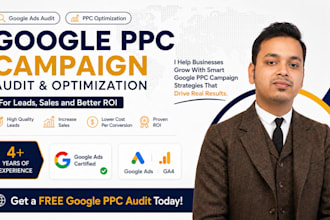 audit and optimize your PPC campaigns as a google ads specialist