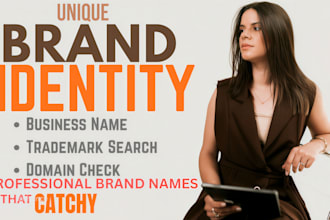 create catchy business names, brand names, and slogans