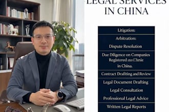providing legal services in china