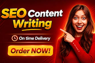 provide SEO blog writing, article writing and content writing