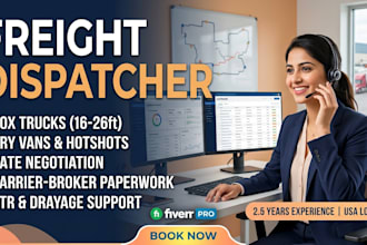 be your full service freight dispatcher