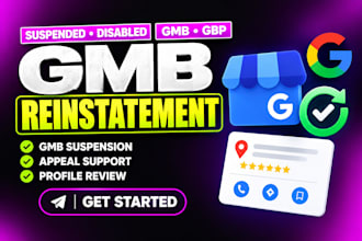 reinstate gmb listing, google my business profile and fix gmb profile suspension