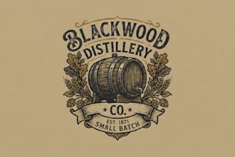 design a rustic and memorable barrel logo