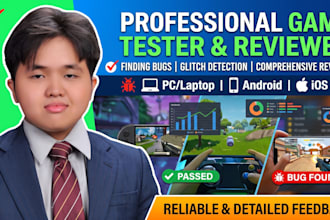test your game and review it