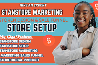 setup your stan store, upload digital product for your stan store, sales funnel