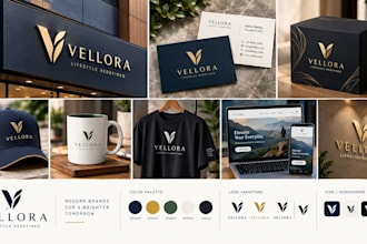 design a modern professional logo for your brand