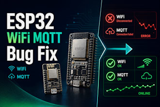 fix esp32 esp8266 wifi mqtt and arduino code problems