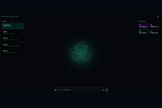 develop a custom web application or interactive dashboard