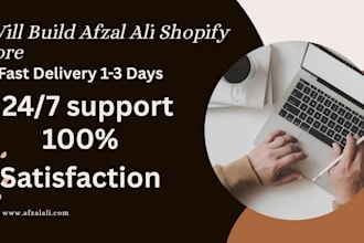 design a modern shopify dropshipping store