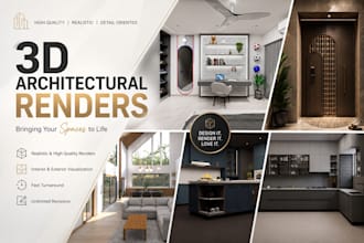 photorealistic interior 3d visualization