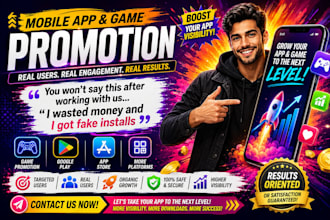 do app promotion, game marketing increase app install, mobile app promotion