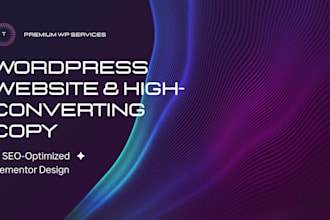 build a responsive website and write high converting copy