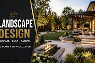 design landscape, backyard, hardscape, softscape, garden patio and outdoor space