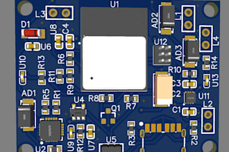 design professional pcb schematic and layout in kicad or easyeda