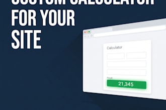 code a custom loan or insurance calculator in javascript