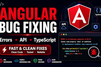 fix angular bugs errors and API integration issues