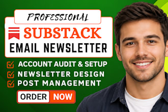 setup substack newsletter, substack paid subscription substack post management